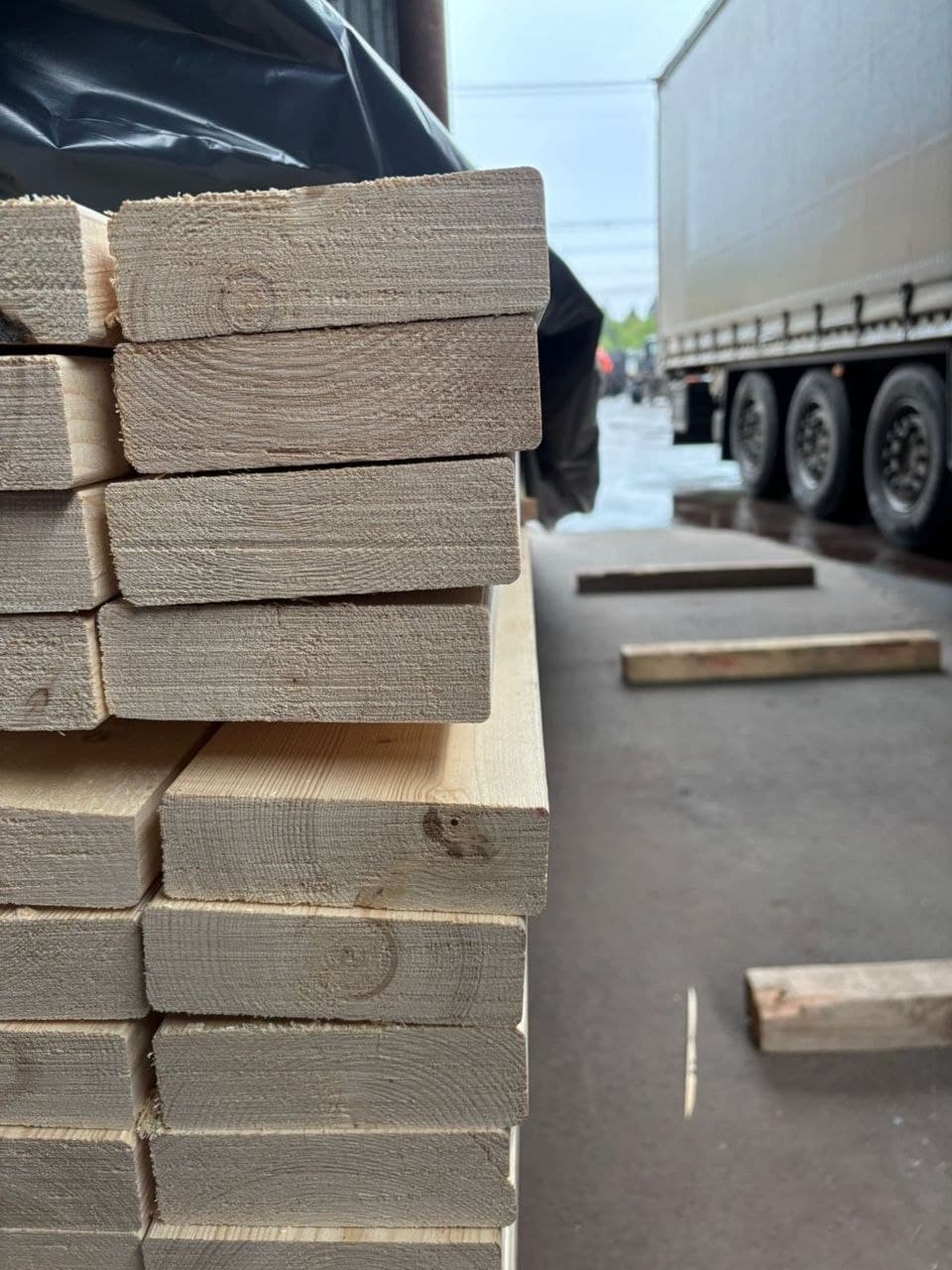 Доска Завальцованная 45*190*6000 мм. строганная сухая